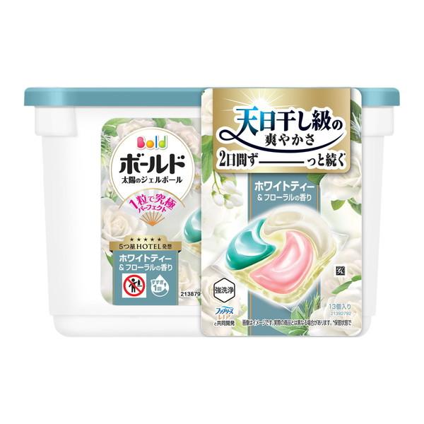 ボールドジェルボール４Ｄ　ホワイトティー＆フローラルの香り　本体　１３Ｐ