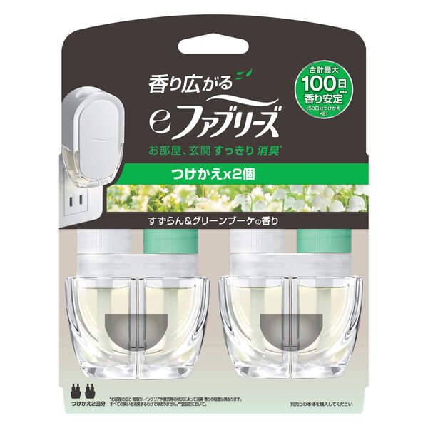 ｅファブリーズ　すずらん＆グリーンブーケの香り　替２個　２６ｍＬｘ２
