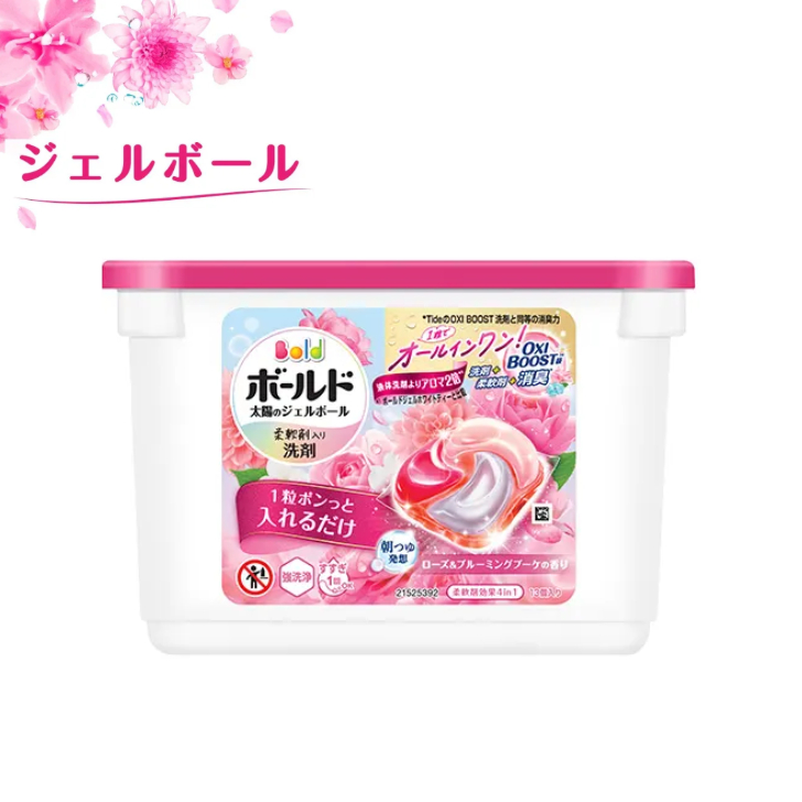 ボールドジェルボール４Ｄ　ローズ＆ブルーミングブーケの香り