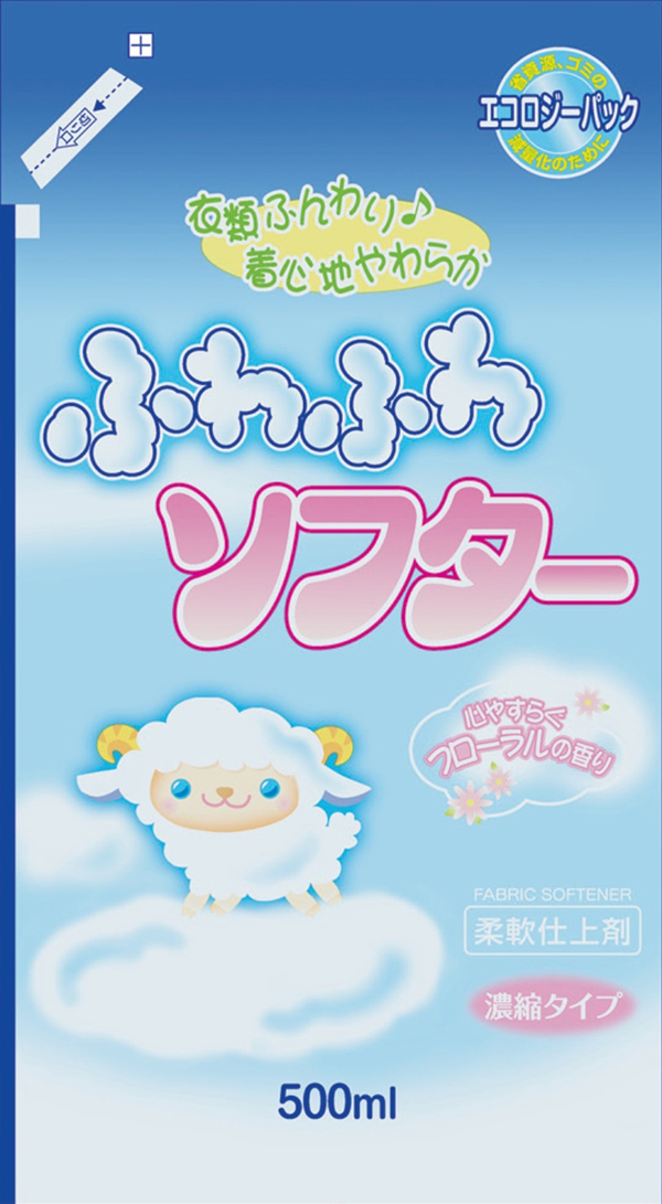 濃縮ふわふわソフターエコパック　５００ｍｌ