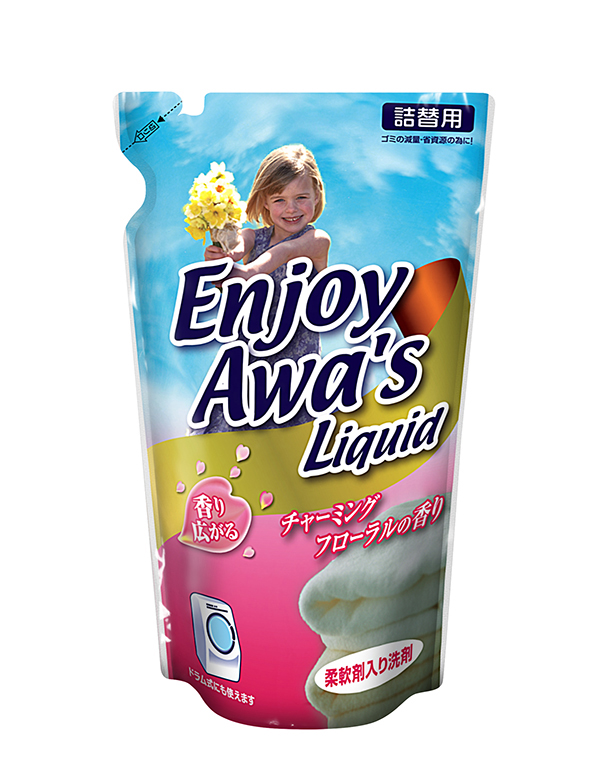 液体洗剤エンジョイアワーズ　詰替　８００ｇ