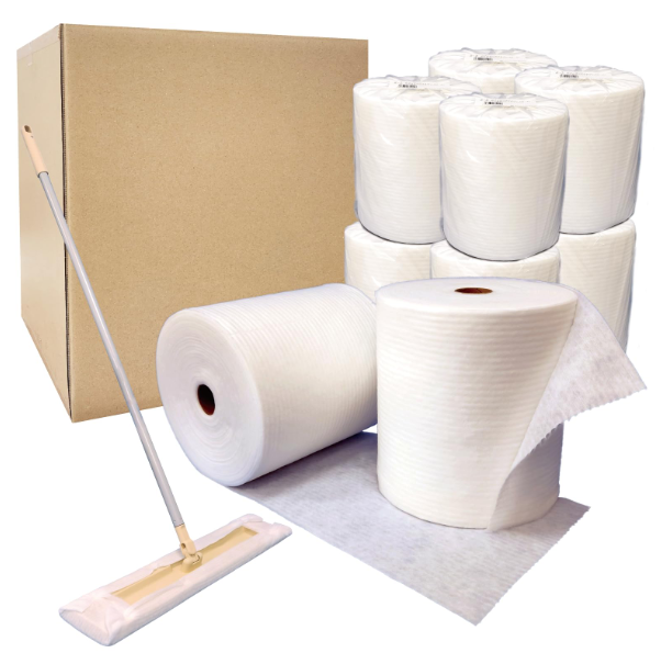 東京メディカル フローリングワイパー ドライ 使い捨て ミシン目付き 凹凸シート 業務用 床清掃  フローリングシート