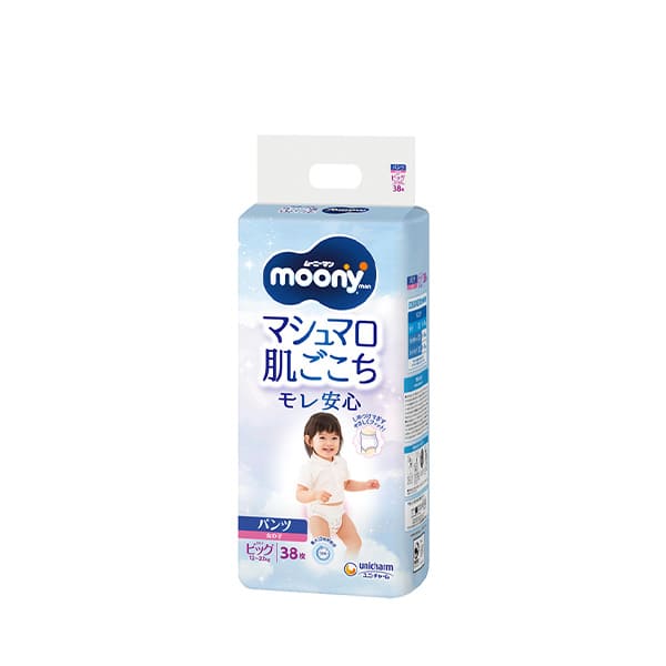 ムーニーマンマシュマロ肌ごこち女の子ビッグ３８枚