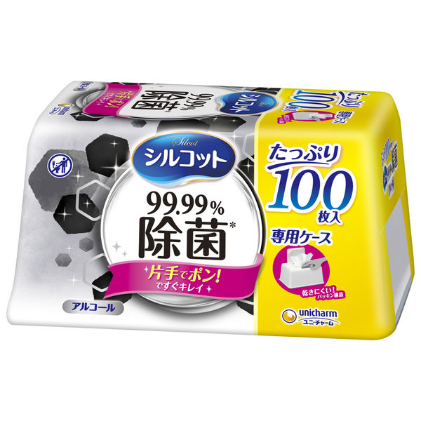 シルコット９９．９９％除菌ウエットティッシュ　大容量　１００枚