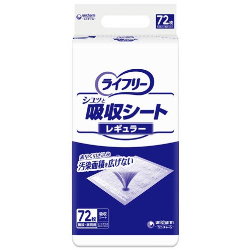 Ｇライフリーシュッと吸収シートレギュラー７２枚