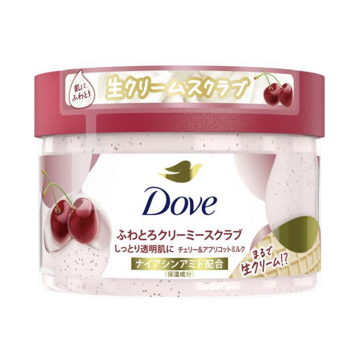 ダヴ　ふわとろクリーミースクラブ　チェリー＆アプリコットミルク　２９８ｇ