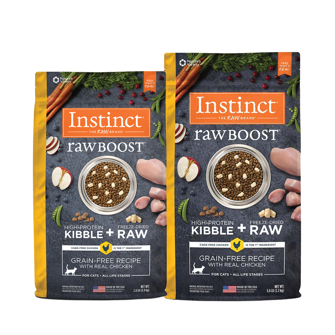 インスティンクト　Raw Boost リアルチキン 3サイズ(900g、2.2kg、4.5kg)
