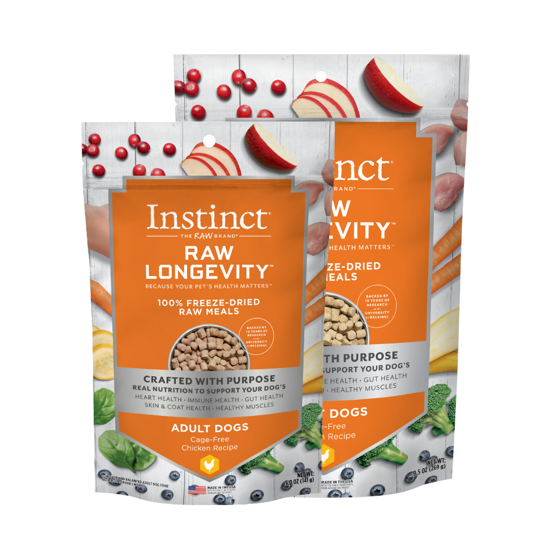 インスティンクト　ローロンジェビティ 成犬(チキン)２サイズ(141g、269g)