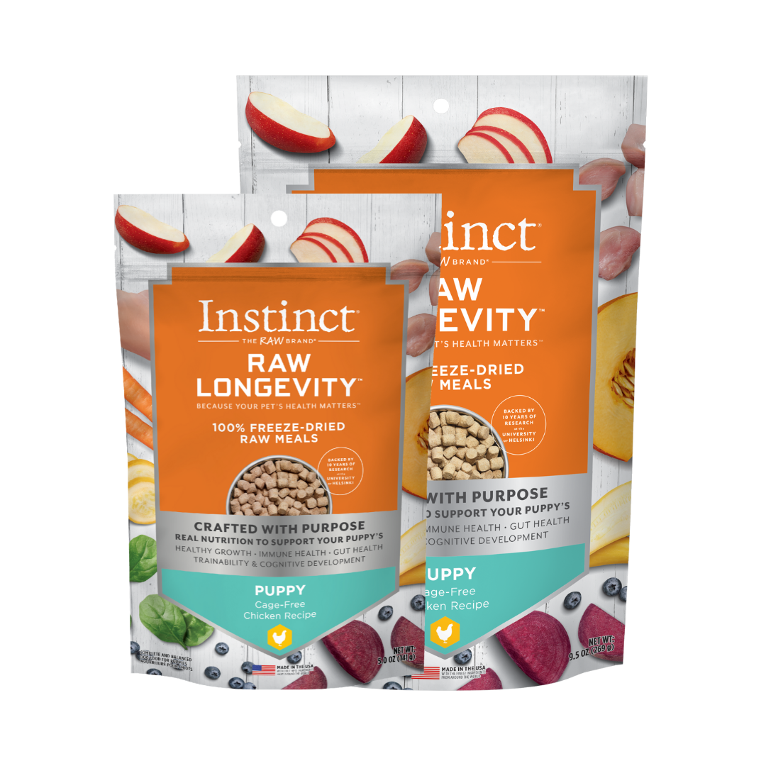 インスティンクト　ローロンジェビティ パピー(チキン) 2サイズ(141g、269g)