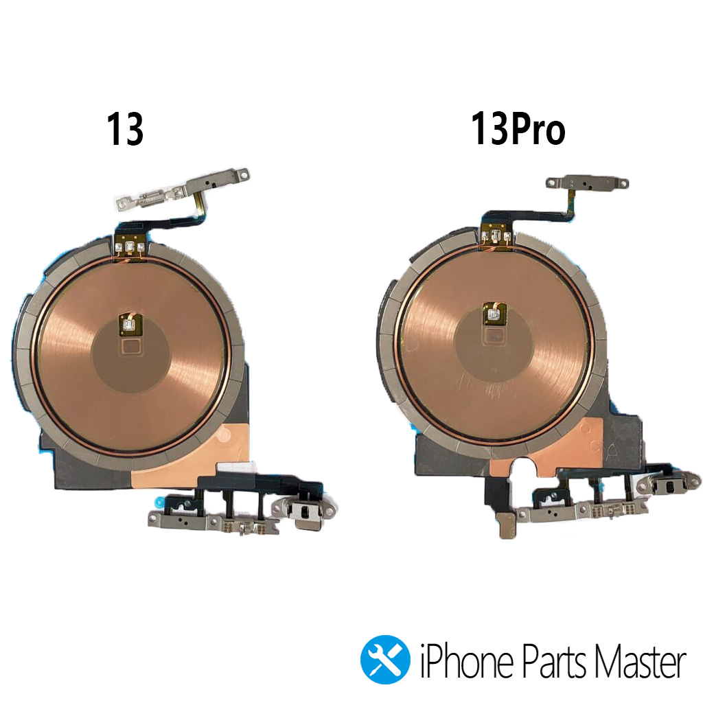 iPhone Qi充電コイル＆パワーボリュームフレックスケーブル