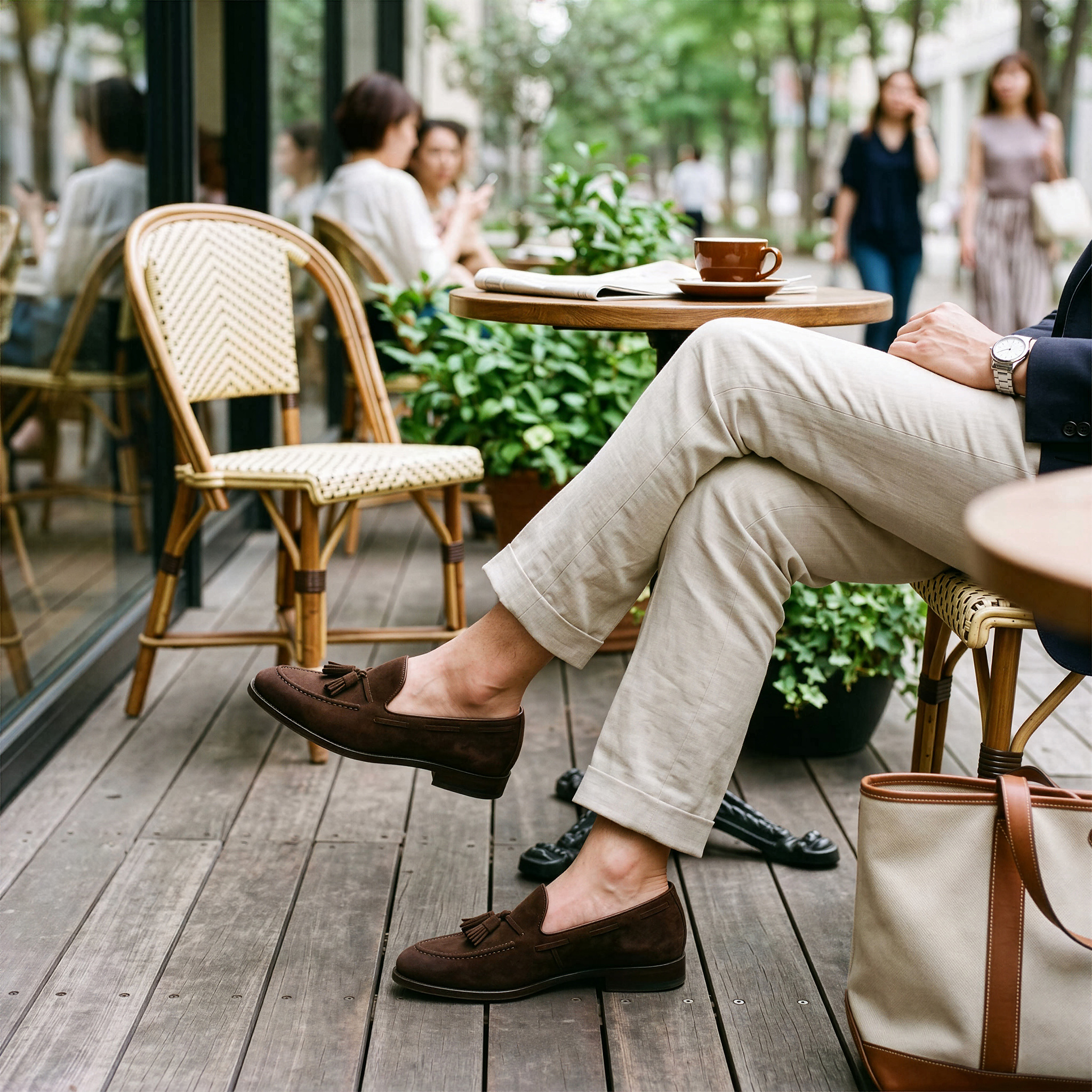 素足で履くローファーを清潔で快適に