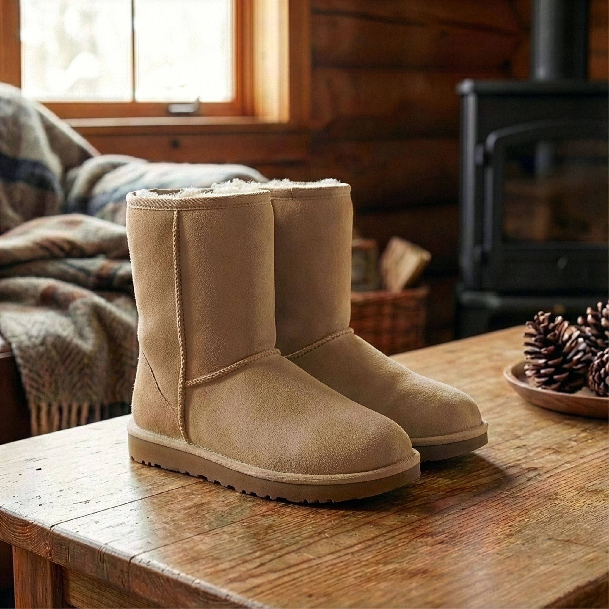 ムートンブーツ