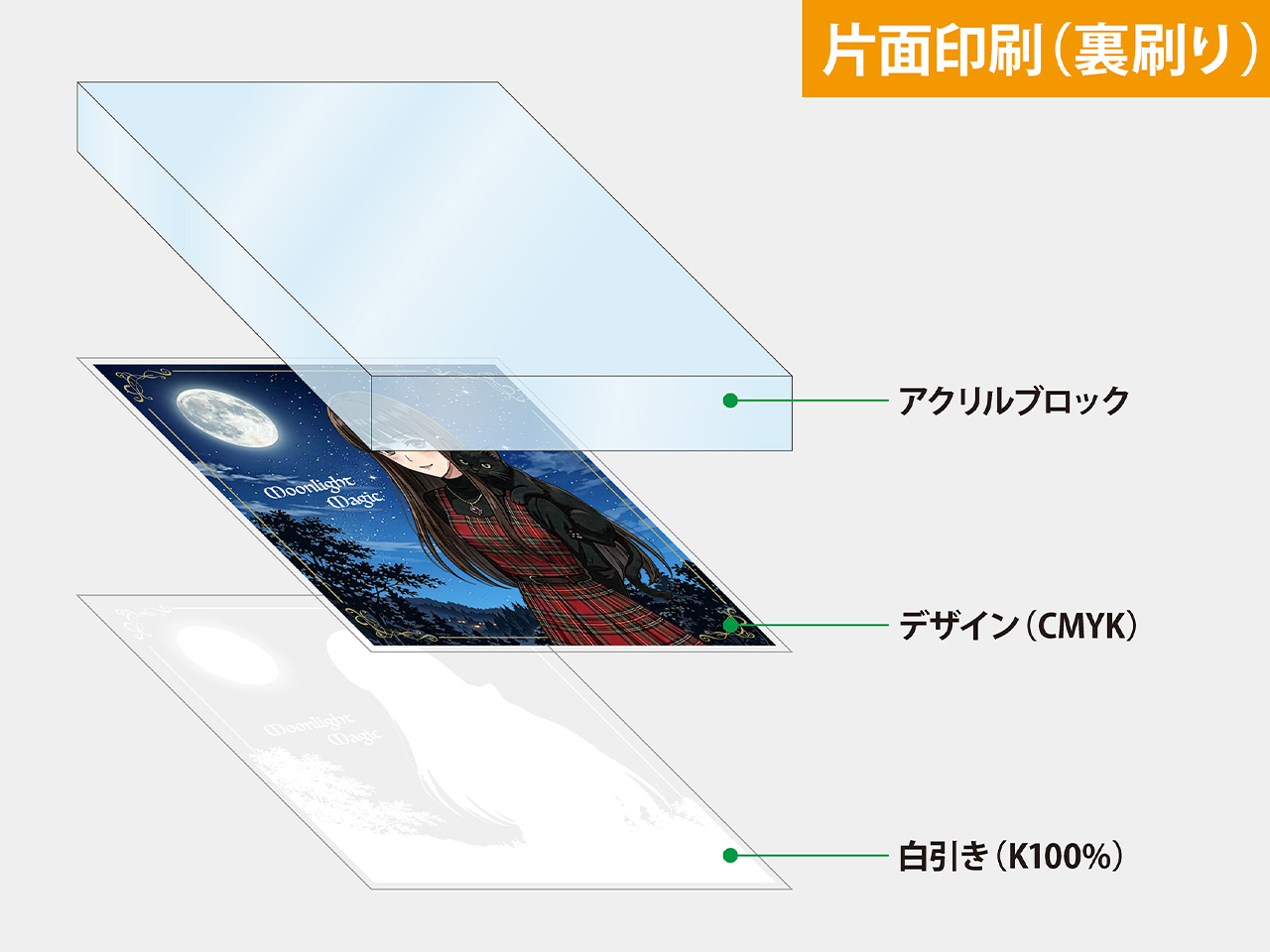 印刷面は3種類