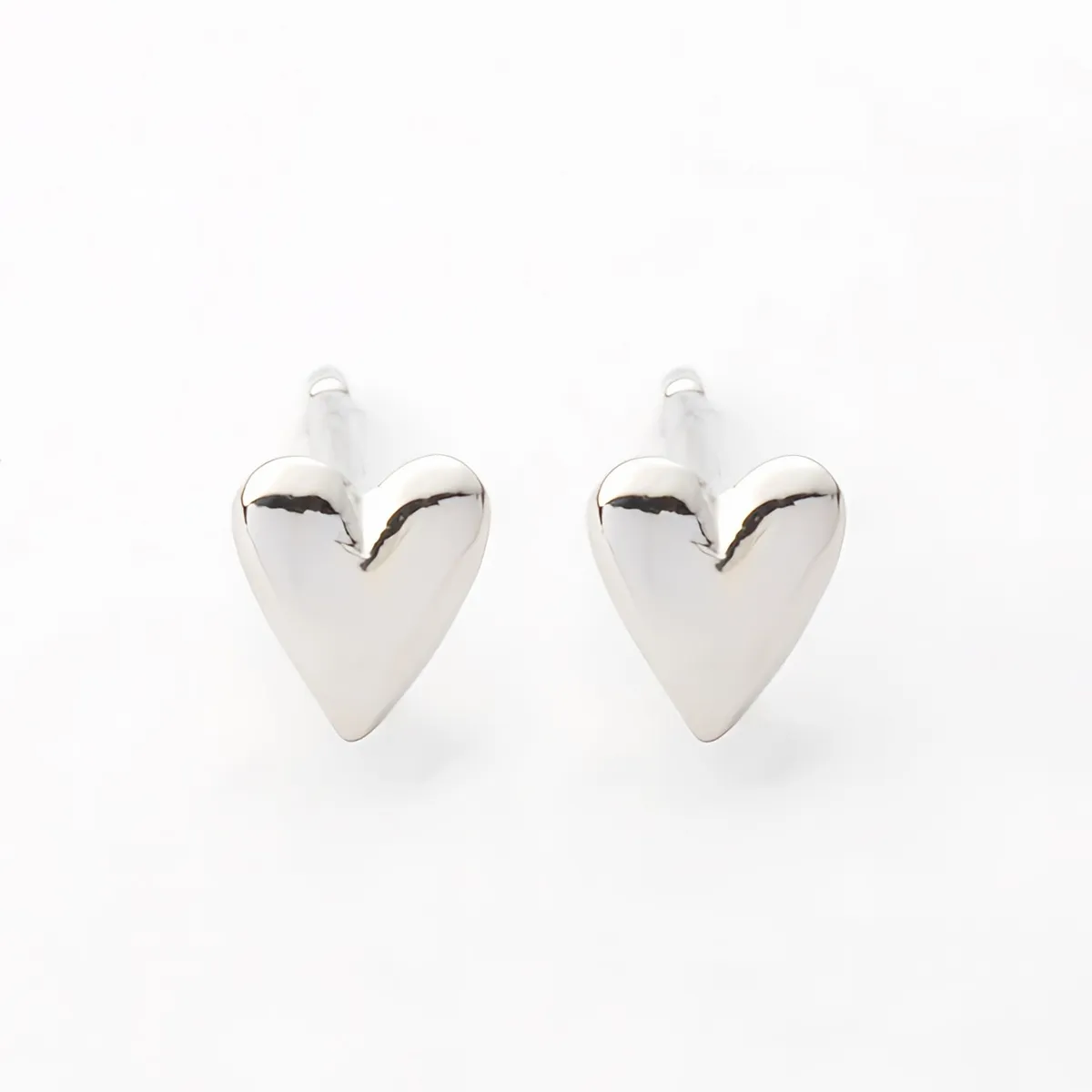シルバー925（silver925 / sterling silver）ハートピアス｜ミニサイズ・金属アレルギー対応・日本製