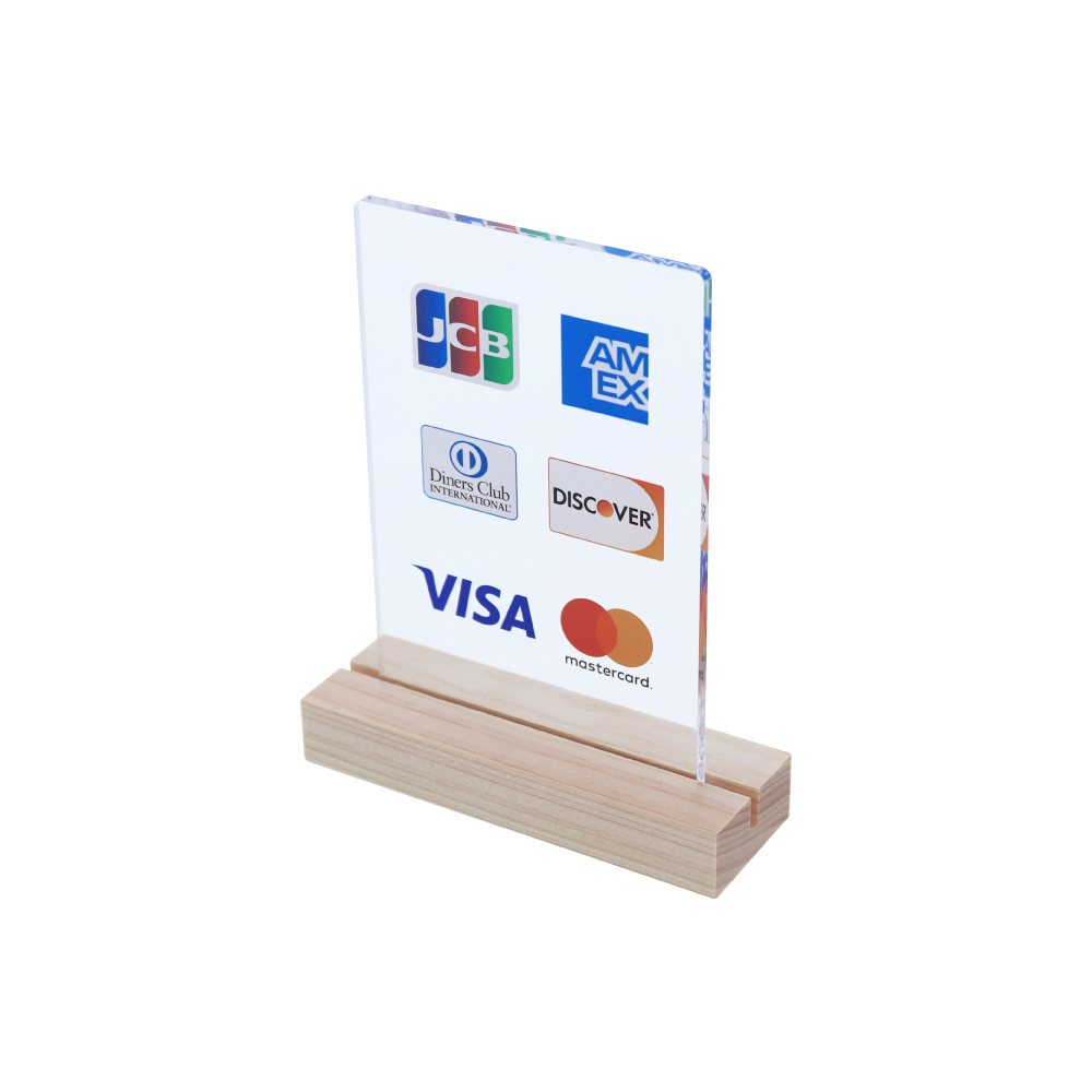 木製×アクリルスタンド