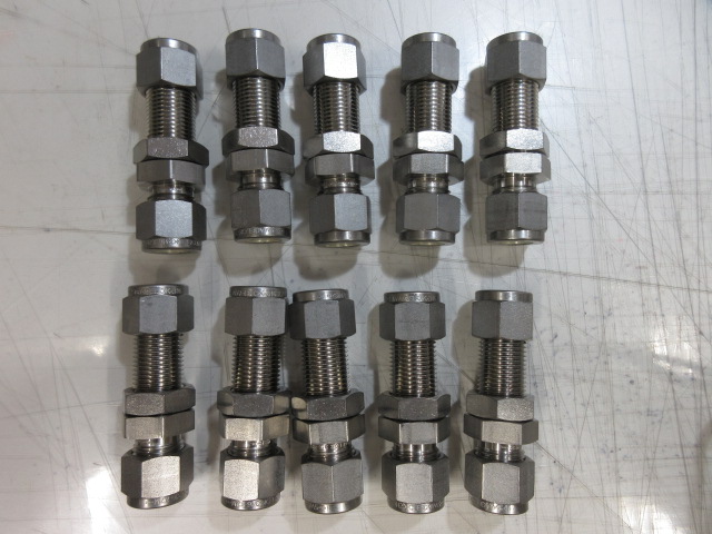 バルクヘッドユニオン 3/8"(10個一式)