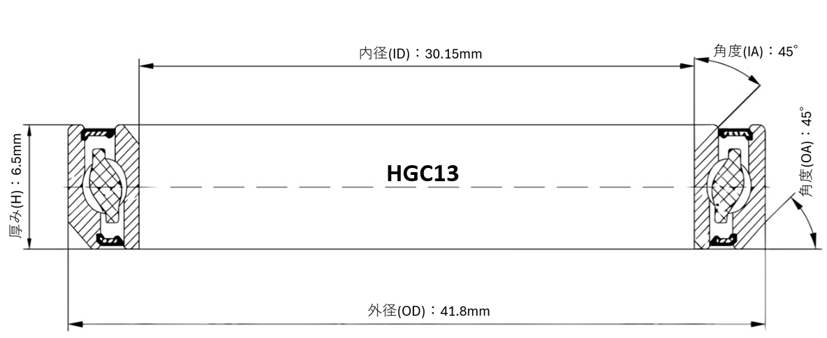 ヘッドベアリング HGC13
