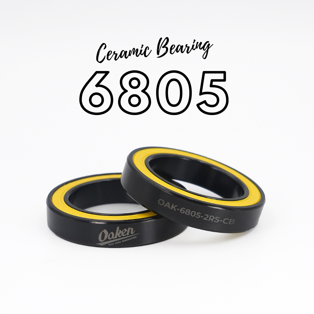 CRODER　セラミックベアリング #6805  (25 x 37 x 7 mm、ブラックコーティング)