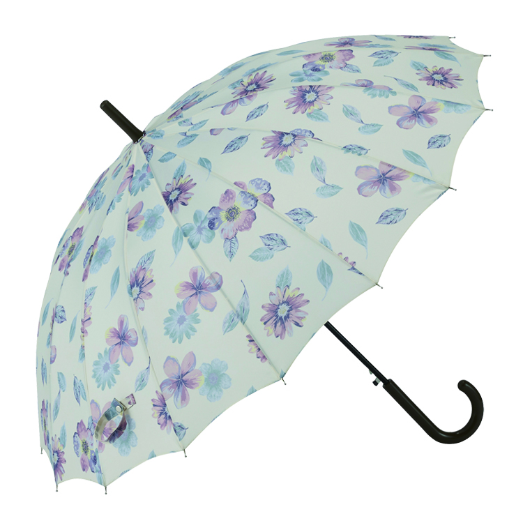 【長傘】16k ウォッシュフラワー