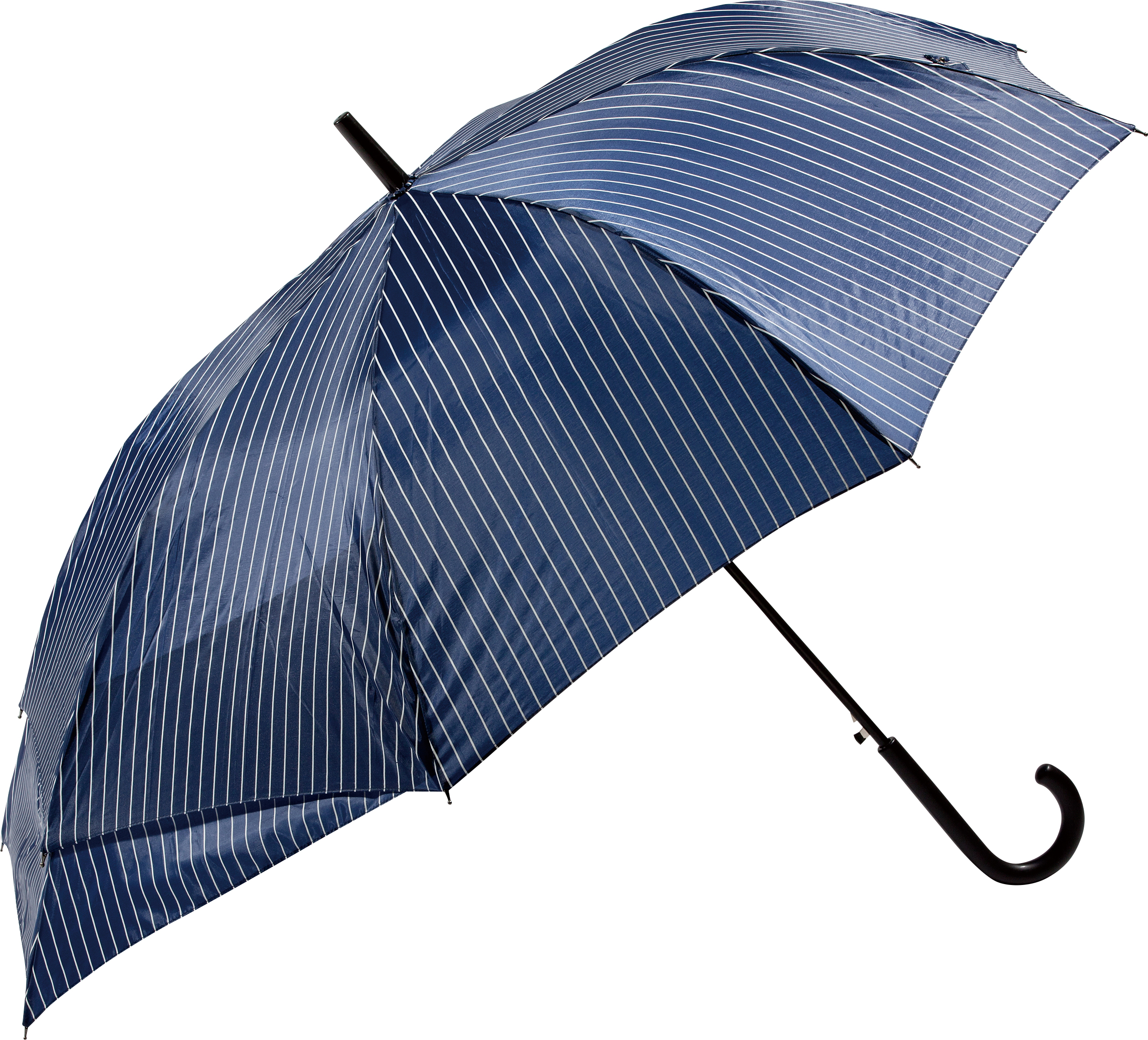 【長傘】伸びる傘ピンストライプ