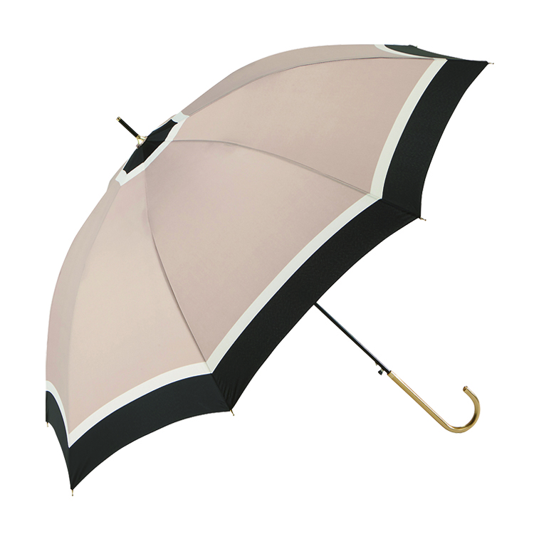 【長傘】ナチュラルボーダー