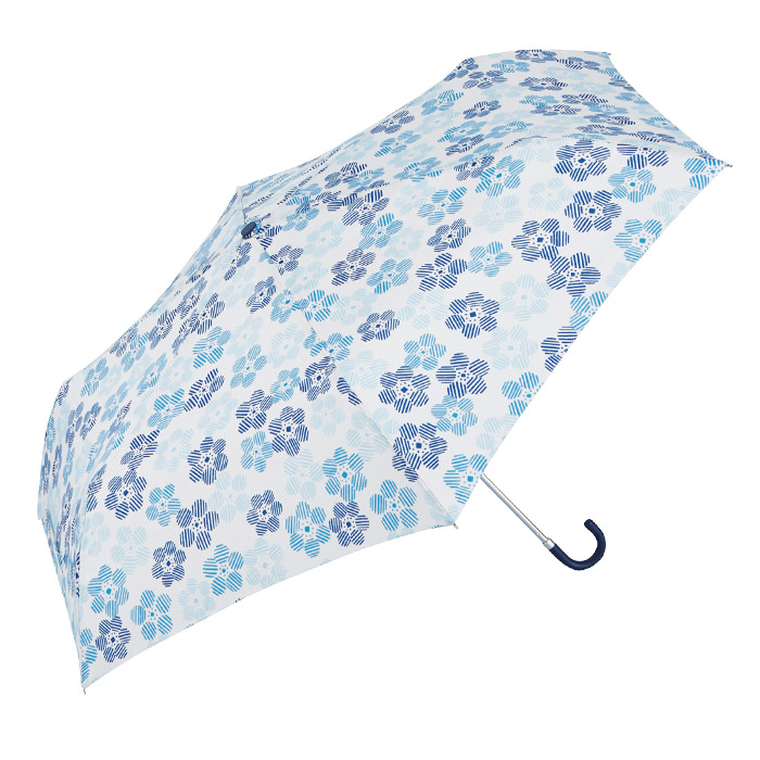 【折傘】ストライプフラワー