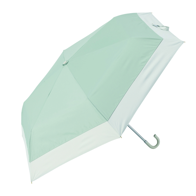 【晴雨兼用折傘】パステルボーダー