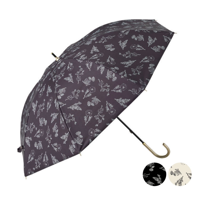 【晴雨兼用傘】ボタニカルフラワー