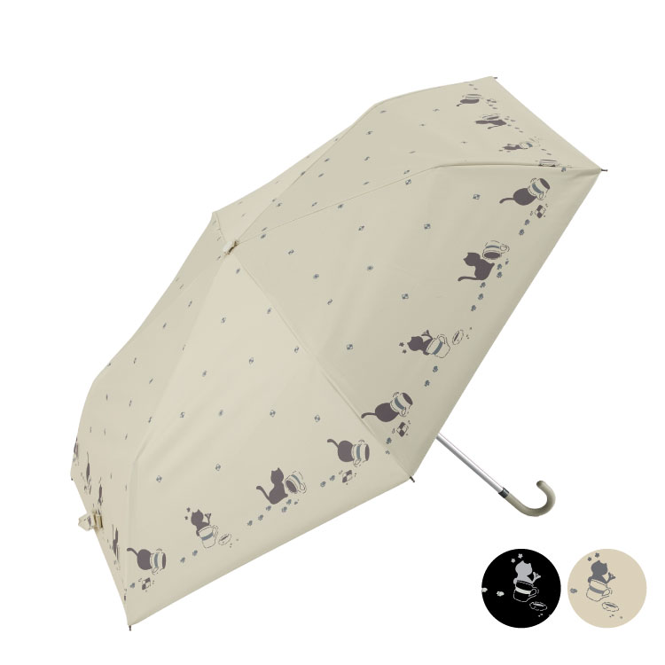 【晴雨兼用折傘】ティータイムキャッツ