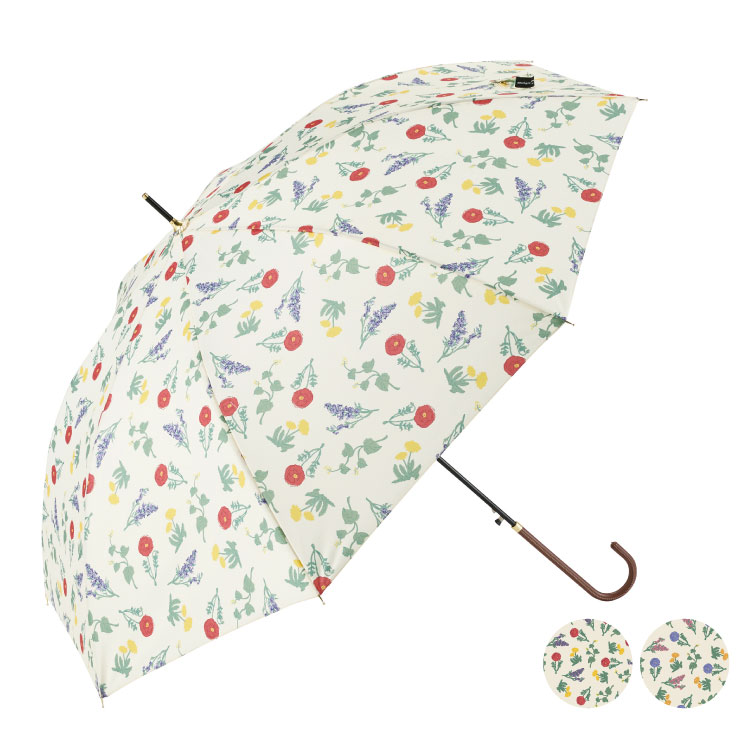 【長傘】ナチュラルリーフ