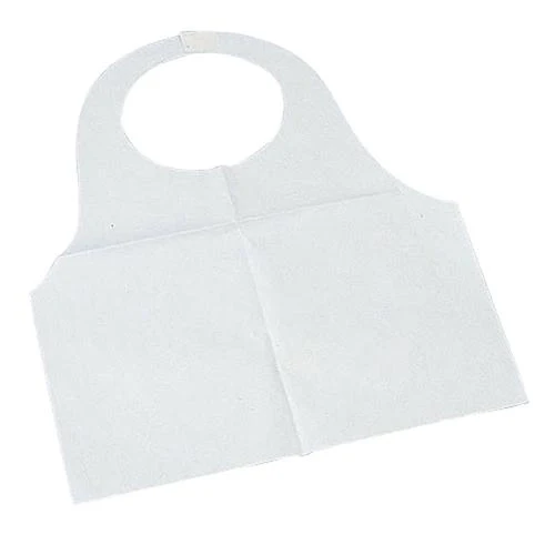 【取寄商品】使いすて さっとエプロンL(100枚入) 紙製・大人用 【1-1507-0201】