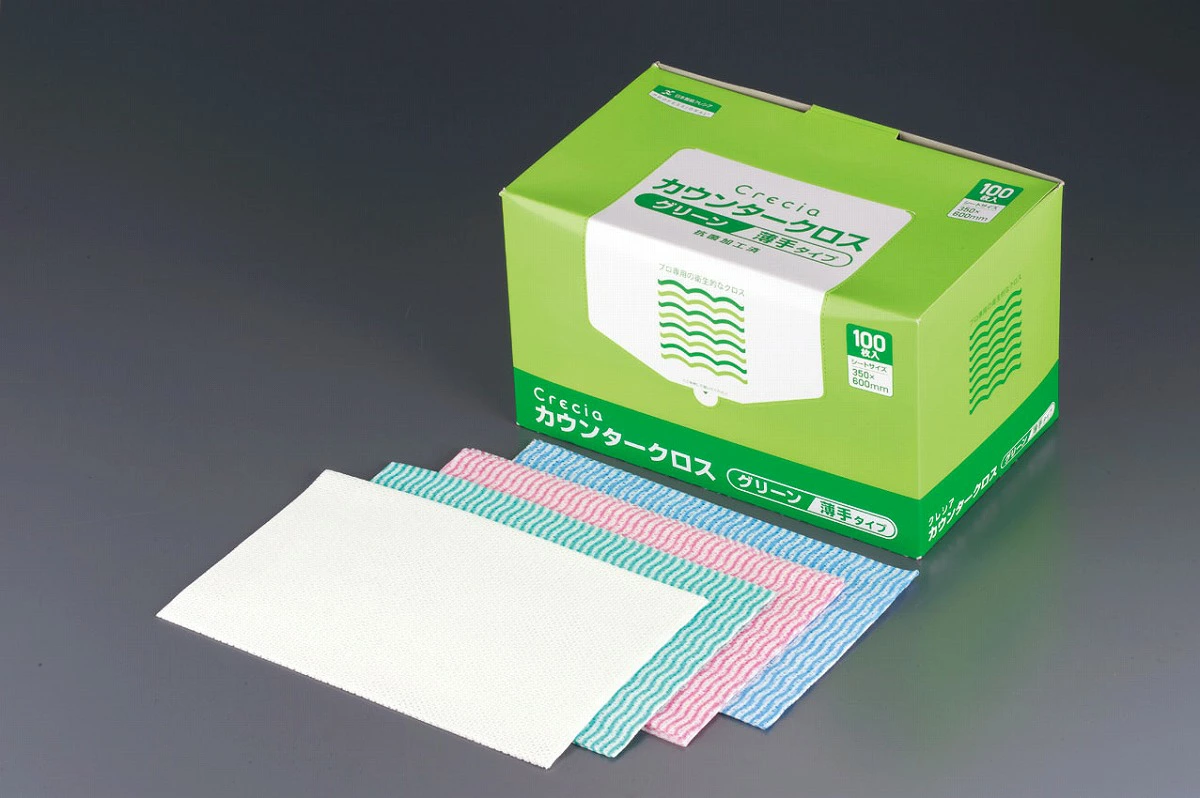 【取寄商品】クレシア　抗菌カウンタークロス　薄手タイプ　ピンク【1-1345-0403】