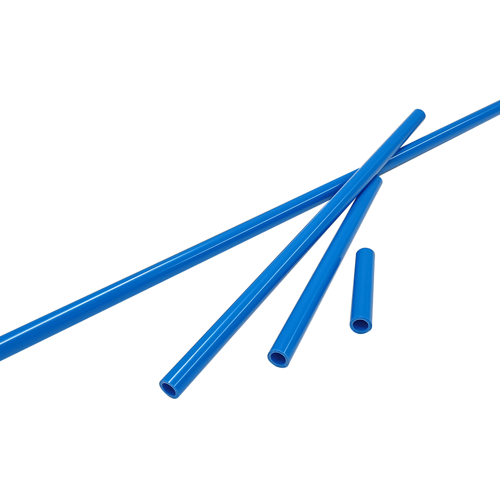 塩ビ カラーパイプ　青