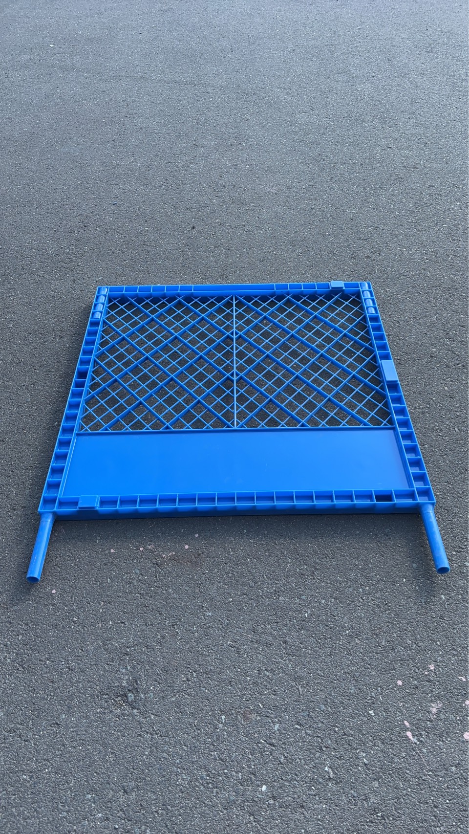 プラスチックフェンス　ブルー