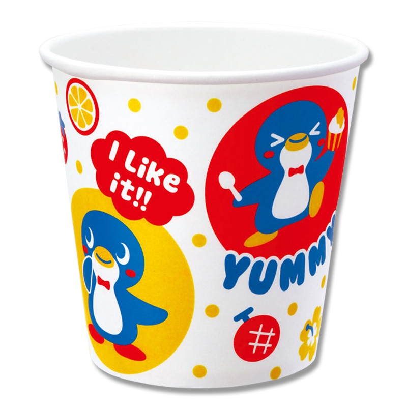 HEIKO 紙コップ 400ml フルーツペンギン　かき氷