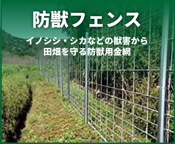 防獣フェンス特集