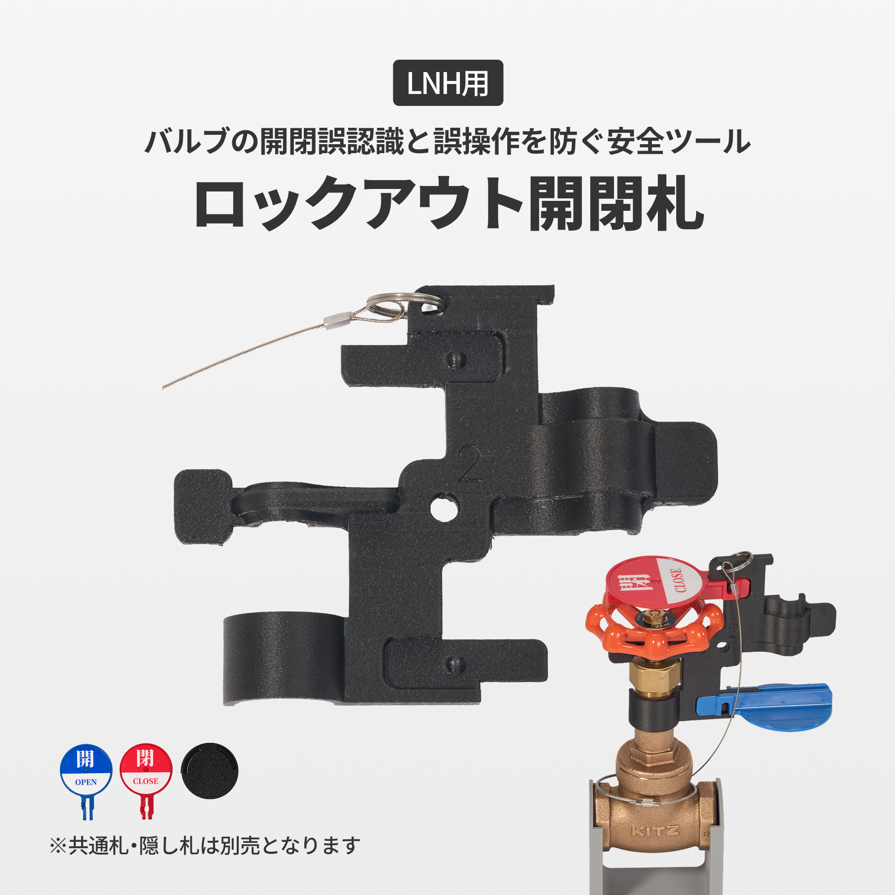 ロックアウト開閉札　LNH用