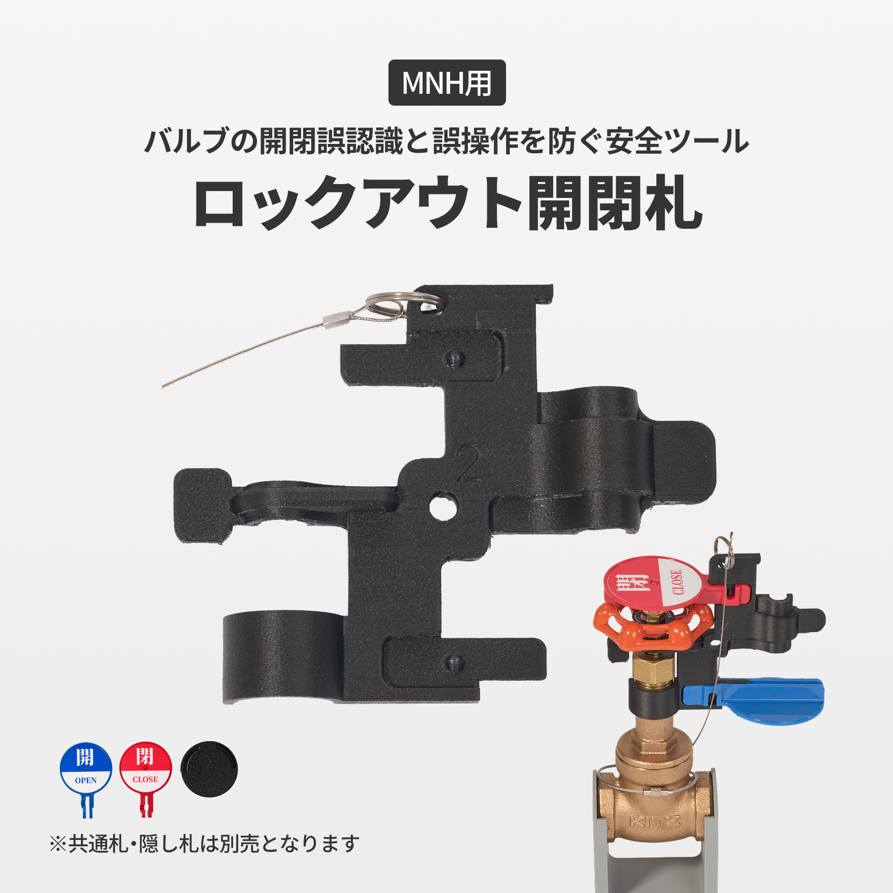 ロックアウト開閉札　MNH用