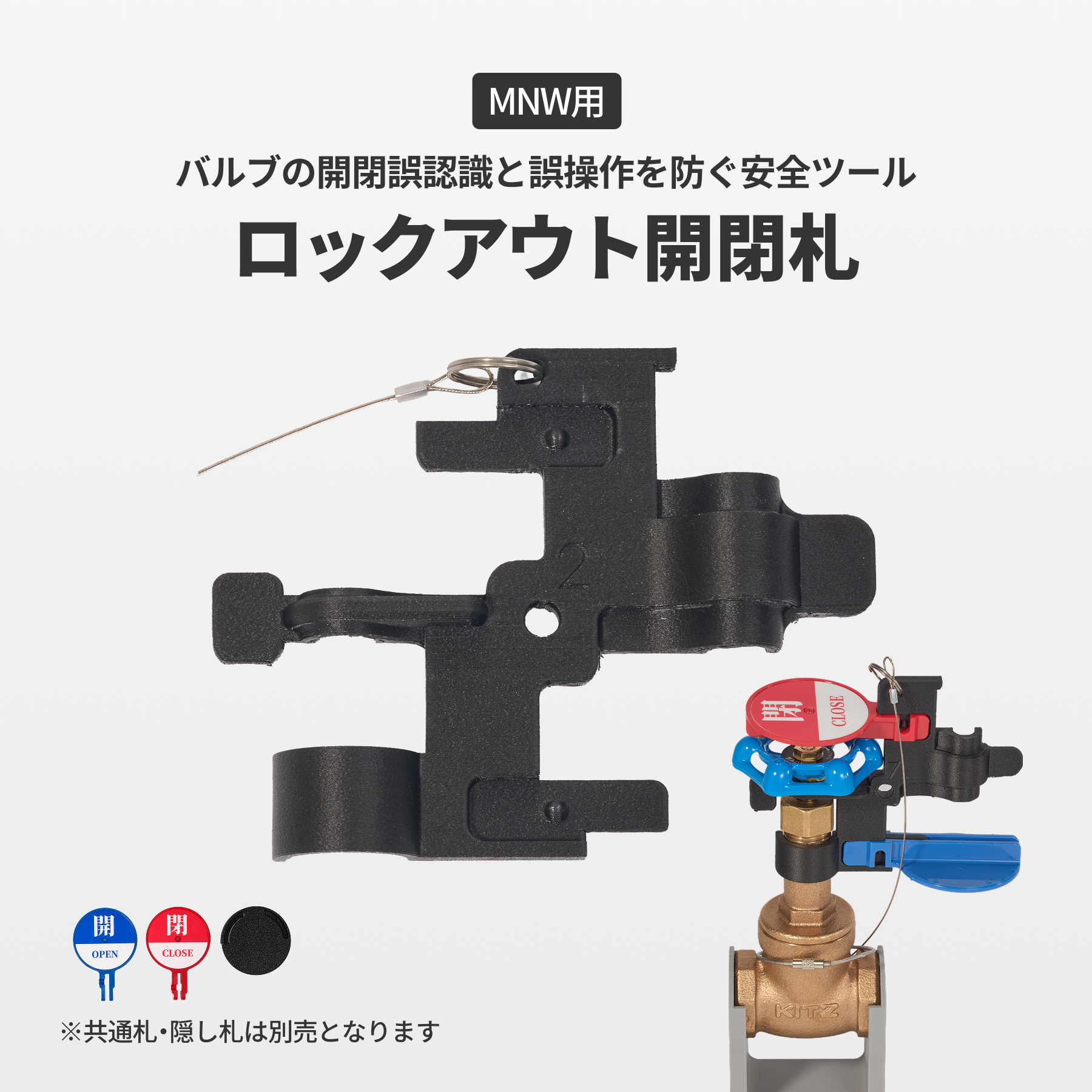 ロックアウト開閉札　MNW用
