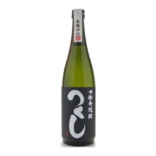 つくし 黒麹仕込み 麦 25°  黒ラベル 720ml