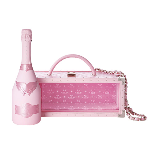 エンジェルシャンパーニュ ドミセック ロゼ 750ml(ピンクレザー) (正規）