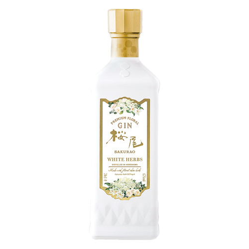 桜尾　SAKURAO GIN WHITE HERBS 700ml