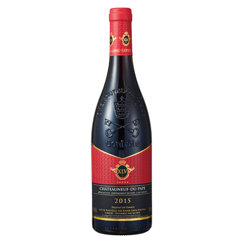XLV ルイ・ヴィトン CHヌフ・ド・パプ 2015 赤 750ml (正規)