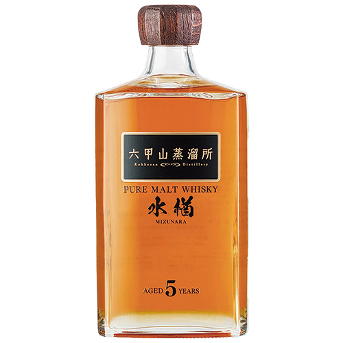 六甲山 ピュアモルトウイスキー 水楢 5年 720ml