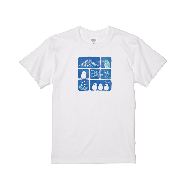 Accotori 【花ロードえにわ様限定】恵庭道の駅Tシャツ　ホワイト