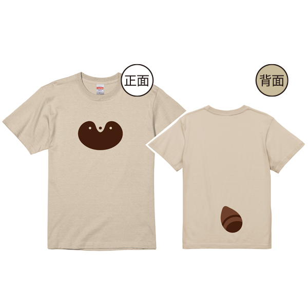かくれみのたぬきTシャツ
