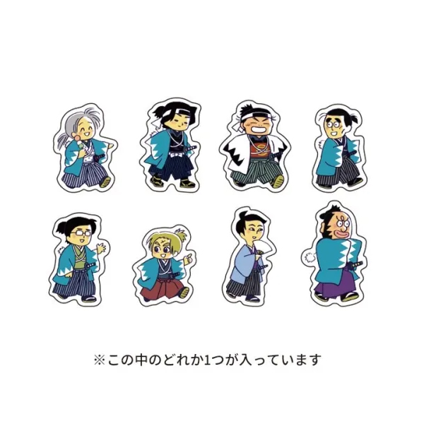 ヒジカタ君　新選組トレーディングアンブレラマーカー　一番隊編