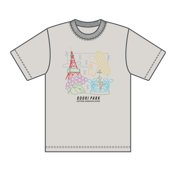 北海道Tシャツ　Odori Park Day【ちばしげ】