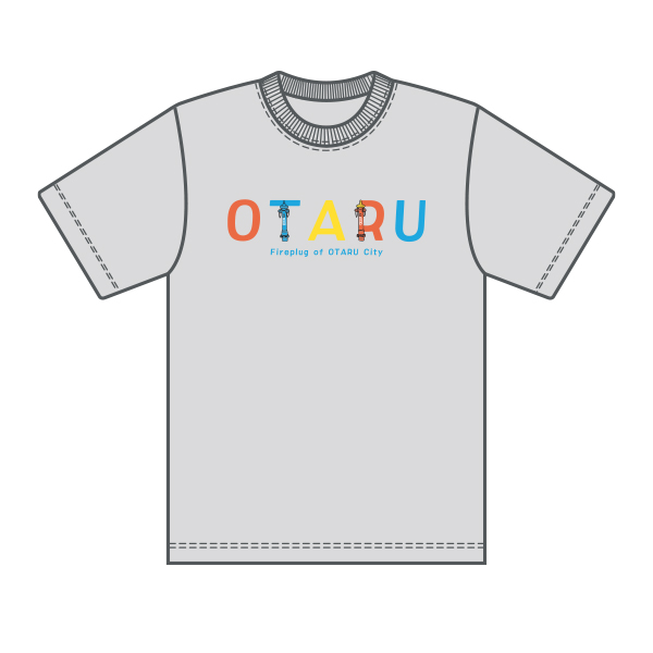 北海道Tシャツ　ご当地消火栓OTARU　【YAYUYO】