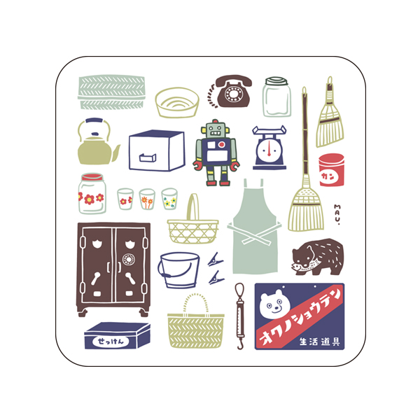 【奥野商店様限定】ガーゼパイルハンカチ（まうのすけ）